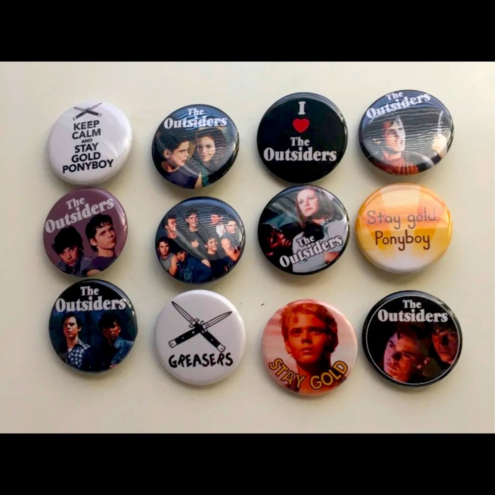 Set of 12 The Outsiders Pins
